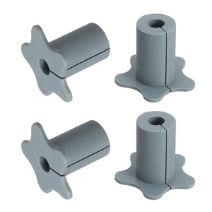 Ojal de cable de pared de 4 piezas para orificio de pared de 5/8 pulgadas (gris) - Imagen 1 de 6