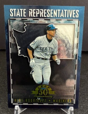 1998 Leaf ALEX RODRIGUEZ State Representatives 2340/5000 - Image 1 of 2