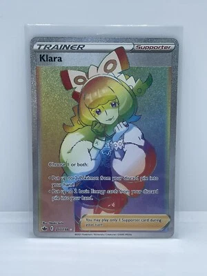 Klara (Secret) 217/198 Swsh06: Sword & Shield - Chilling Reign Holo - Image 1 of 2