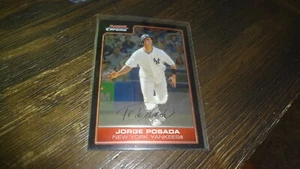 2006 BOWMAN CHROME #96 JORGE POSADA BASEBALL CARD - Picture 1 of 2