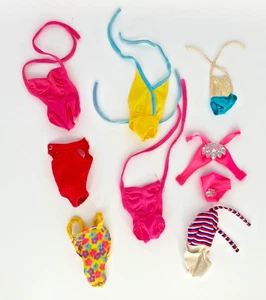 Vintage Barbie Doll Swimsuit Clothes Lot - Picture 1 of 11