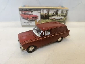 Moskvitch 434 A6 MAROON RED NOVOEXPORT Saratov Made in USSR CCCP RARE - Bild 1 von 9