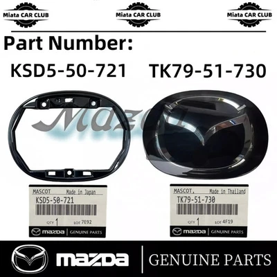 Juego de soportes emblema parrilla delantera original Mazda CX-5 KF2P KF5P 22-25 TK79-51-730 Foto 1 de 4