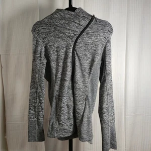 Calia by Carrie Underwood Damen S grau meliert Reißverschluss Trichterkragen Jacke - Bild 1 von 12