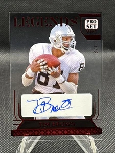 2023 Pro Set Pure Legends Tim Brown Auto /3 - Picture 1 of 2