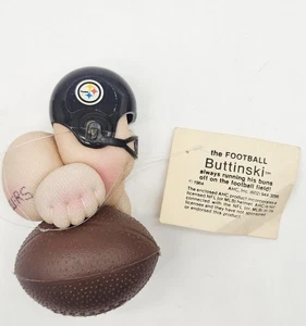 Vintage 1984 The Football Buttinski Pittsburgh Steelers Plush Keychain Toy Decor - Picture 1 of 8