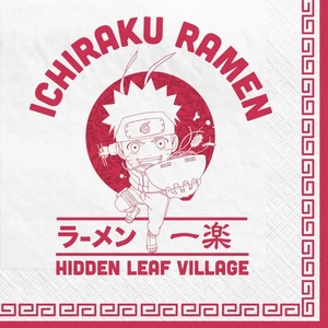 Naruto Manga Anime TV Series Kids Birthday Party Paper Beverage Napkins - Picture 1 of 1