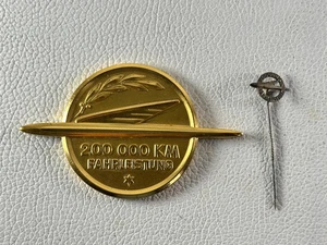 Opel Zeppelin 200000 km Plakette & Nadel 50er Jahre Badge - Bild 1 von 9