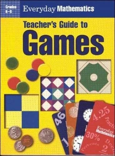 EVERYDAY MATHEMATICS: GAMES, TEACHER'S GUIDE, GRADES K-6 By NEW - Image 1 of 1