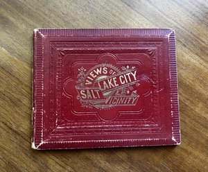 Antique 1890s Salt Lake City Utah City Views Picture Book Brigham Young Mormons - Picture 1 of 6