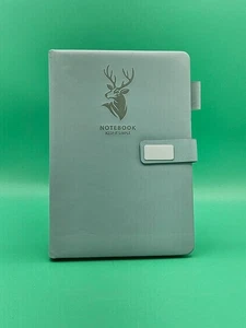 Notebook Journal Lined Pages With Pen Holder Elk Keep It Simple Faux Leather - Picture 1 of 7