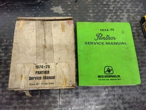 Genuine ARCTIC CAT Panther Factory Service Shop Manual Parts, Complete 1974-1975 - Bild 1 von 5