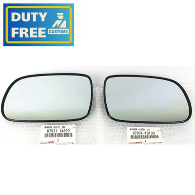 Juego de lentes Rh&Lh originales TOYOTA SUPRA JZA80 MK4 PUERTA EXTERIOR ESPEJO PASTO Foto 1 de 3