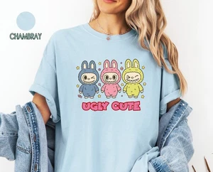 Labubu Feo Lindo Camisa Labubu Gráfico Camisa Divertida Labu Lover Camiseta Los Monstruos - Imagen 1 de 39