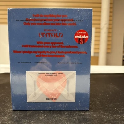SEALED ENHYPEN ROMANCE UNTOLD 2nd Full Album CONCESSIO  Target Edition New! - Image 1 of 2