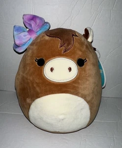 Tomar das Pferd mit Batik Schleife Squishmallows Spielzeug Sammlerstück 8 Zoll Plüsch - Bild 1 von 8