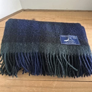 Highland Tweeds Wolle Bankett Schoß/Knie/Schal Made In British Isles  - Bild 1 von 4