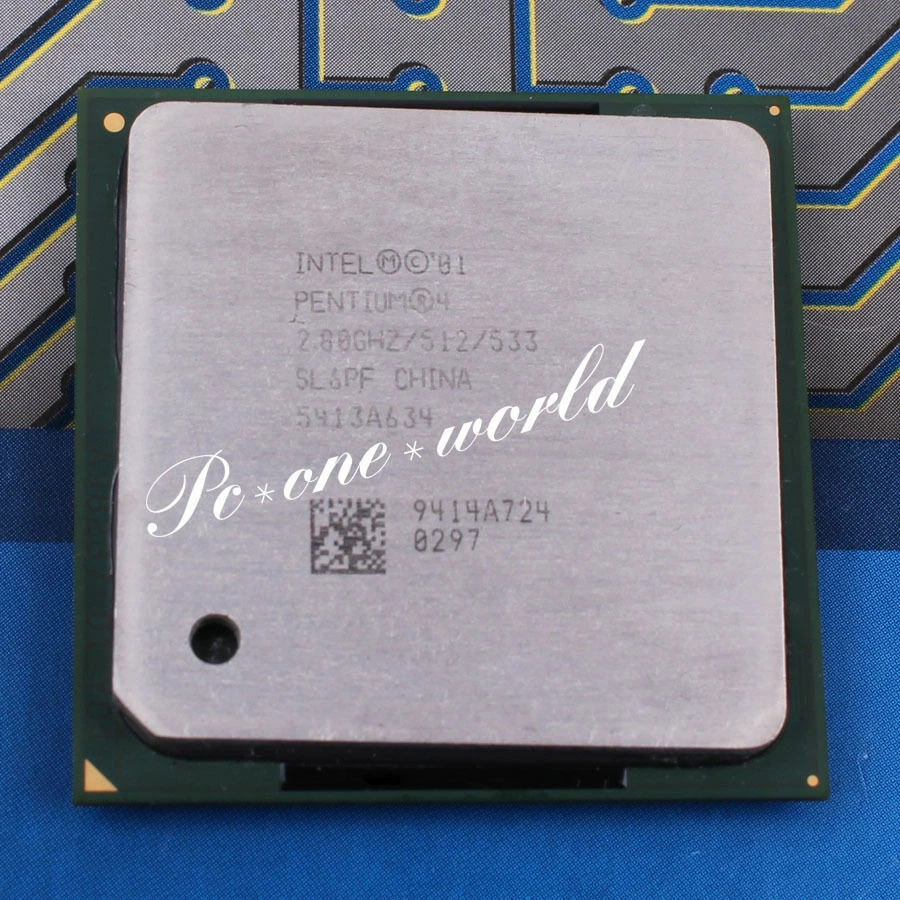 Intel Pentium 4 2.8 GHz 512/533 Socket 478/N SL6PF SL6SL Socket478 Processor CPU - Image 1 of 1
