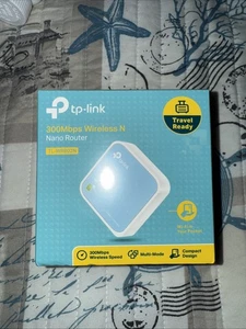Router de viaje nano portátil inalámbrico TP-Link N300 (TL-WR802N) nuevo - Imagen 1 de 3