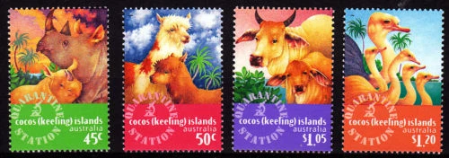 Estación de cuarentena Cocos Island 1996 - Juego completo MUH Foto 1 de 1