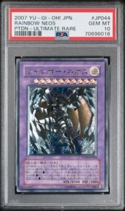 PSA 10 Rainbow Neos Ultimate Rare Japanese PTDN-JP044 Phantom Darkness Yugioh - Picture 1 of 2