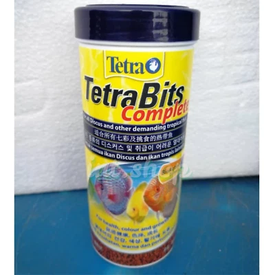 Tetra Bits Complete Slow Sinking Pellet Discus Fish Food Prevent Disease 93g - Image 1 of 4