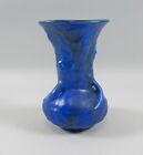 Rare Bretby English Pottery Arts & Crafts Form Electric Blue 6" Vase # 1716