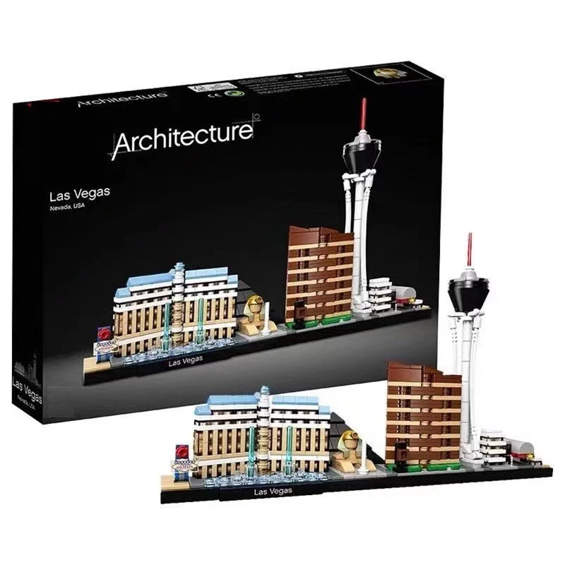Blocchi da Costruzione Las Vegas City Skyline | Set di Mattoni da Costruzione | Puzzle 3D - Immagine 1 di 1