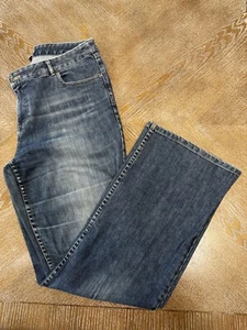 J. Jill Denim Sz 10 Pants Medium Wash Waist 34” Inseam 31.5” Mid Rise Cotton - Picture 1 of 7