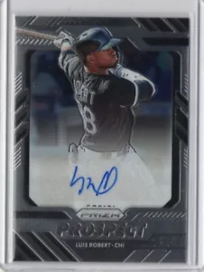 LUIS ROBERT - CHICAGO WHITE SOX - 2020 PRIZM PROSPECT - ROOKIE AUTO - AWESOME!! - Picture 1 of 2