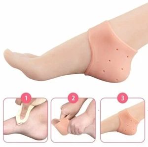 Silicone Gel Foot Pads Pain Relief Soft Support Cushion High Heels 1 Pair - Picture 1 of 7