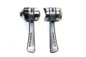 Vintage Shimano Dura Ace SL-7402 2/3 x 7 Speed Downtube Shifters Road Bike - Picture 1 of 3