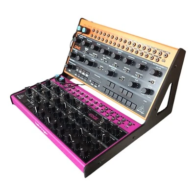 modular desktop stand für 2x Behringer Crave, Edge oder Spice - Eurorack Stativ - Bild 1 von 4