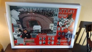 Vintage Ohio State Buckeyes Salute To Tradition Framed Poster,1998,38x26 1/2! - Picture 1 of 15
