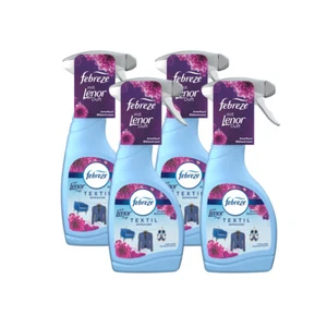 4 x 500ml Febreze Lenor & Amethyst Blütentraum Textilerfrischer-Spray  - Bild 1 von 1