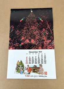1978 Vintage COCA COLA Calendar Soda Pop Advertising 70s Collectible - Picture 1 of 5