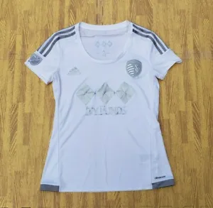 Sporting Kansas City Adidas ClimaCool Ivy Funds MLS Jersey Women's Medium M - Picture 1 of 7