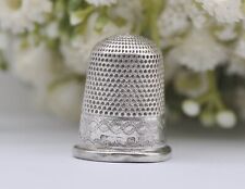 Antique HG&S Foliate Thimble - Henry Griffith and Sons Ltd | Floral | Sewing