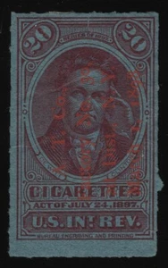 #TA33 20 Cigarettes, Series 1897, Used **ANY 5=FREE SHIPPING** - Afbeelding 1 van 1