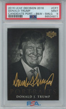 2016 Decision Candidate Portrait #CP7 Donald Trump PSA 9 MINT POP 4 NONE HIGHER