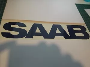 SAAB 2x Adesivi Gonna Laterale Qualità Premium Grafica Decalcomanie - Foto 1 di 3