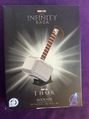 Rompecabezas 3D 4D Cityscape Marvel Studios - Mjolnir (Thor's Hammer) - 84 piezas - 8+ Foto 1 de 4