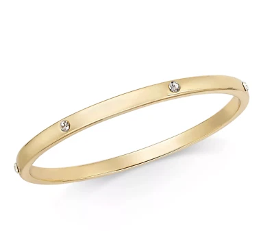 PULSERA BRAZALETE MUJER ALFANI DORADO CRISTAL ADORNADO TALLA 3" NUEVA CON ETIQUETAS Foto 1 de 4