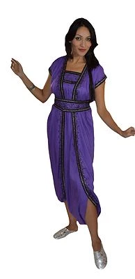 Mono caftán mono mameluco caftán body marroquí mujer sin mangas púrpura Foto 1 de 4