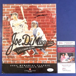 Minnie Minoso Signed 8.5x11 Joe DiMaggio Legends Program JSA AV41532 hw1 - Picture 1 of 3