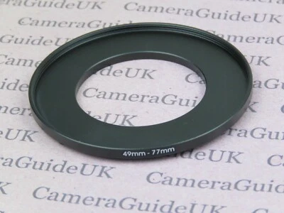49mm to 77mm Male-Female Stepping Step Up Filter Ring Adapter 49mm-77mm  - Image 1 of 2