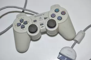 Controller Sony PlayStation PS1 PSone SCPH-110 - bianco originale OEM (JWP91) - Foto 1 di 2