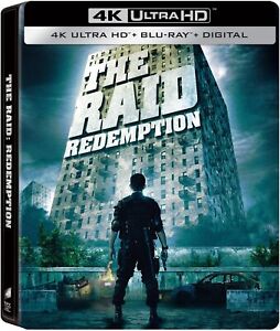 The Raid: Redemption SteelBook (4K Ultra HD + Blu-ray + Digital (4K UHD Blu-ray)