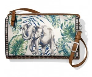 Brighton AFRICA STORIES POUCH E5278M List $195. crossbody - Picture 1 of 4