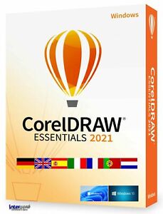 Corel DRAW Essentials 2021 + Photo-Paint 2 PC Vollversion Download NEU